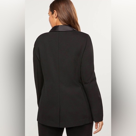 Bryant Blazer Satin Shawl Collar Black NWOT - Picture 2 of 2